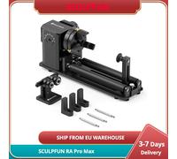 Sculpsfun RA Pro Max 4 in 1 rullo rotante e mandrino modulo per incisione a rulli rotanti ad asse Y per oggetti cilindrici per incisione Laser
