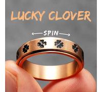 Sculpt Rings™ Anello Spinner Lucky Clover | Gioielli Fidget in acciaio...
