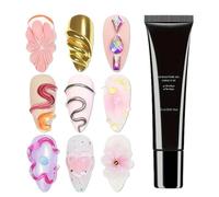 Sculpting Gel for Nails, 3D Nail Craving Gel 15ml - Modeling Glue Manicure Decoration for Bonding Strengthening Women Beginners Practice Home Travel Girls Date Bridal