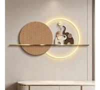 Sculpture Murale 3D LED, Décoration Moderne en Grès pour Salon, 160x80cm | Texture Grès Artisanale, Éclairage LED Ambiant, Art Mural 3D, Décoration Salon Moderne(C Non-Lit,60*120cm/23.6*47.2in)