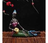 Scultura Africana Esotica Statua Tribale Delle Donne Della Signora