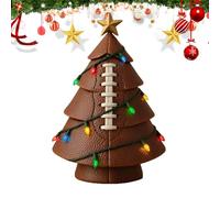 Scultura Albero Di Natale - Scenici Con LED Luminosi,Decorazione Per Scrivania A Tema Calcio Albero Di Natale | Per Stadio Giardino Soggiorno Balcone Comodino Camera Da Letto Palestra