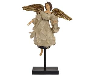 Scultura angelo figura decorazione pietra artificiale stile antico