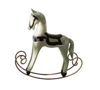 Scultura animale da collezione a forma di cavallo in legno, per ufficio,