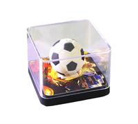 Scultura artistica di calcio in : arte decorativa a tema calcio, design dinamico | scultura sportiva moderna per la casa o l'ufficio, pezzo d'arte di calcio fatto a mano, regalo