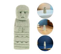 Scultura Artistica in Pietra Ornamento Primitivo Figurina Primitiva