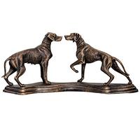 Scultura cane ferro cane da caccia figura en stile antico - 49cm