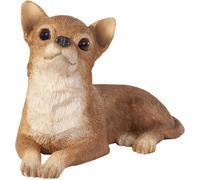Scultura Chihuahua Dipinta A Mano Tan Sandicast