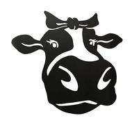 Scultura da parete a forma di testa di animale, testa di pecora, arte | Decorazione da parete a forma di pecora di gatto, capra, orecchie grandi e corna in ferro, scultura da parete per il