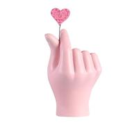 Scultura d'amore di arte moderna - Statua romantica a forma di mano di cuore, statua minimalista, decorazione emotiva | Simbolo contemporaneo con design elegante per tavolino,