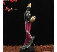 Scultura d'arte africana, ornamento estetico, statuetta da collezione,