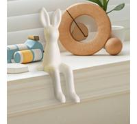 Scultura decorativa a forma di coniglio, creativa, decorativa, moderna, statua