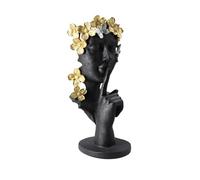 Scultura Decorativa Astratta Moderna La Statua del Silenzio, Statue di Persone in Resina Il Silenzio è d'oro s Ufficio Casa Pensatore Decorazione Arte Statue Artigianato Creativo O