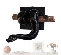Scultura decorativa da parete a forma di serpente effetto ombra realistica | Statua da parete a forma di pitone per camera da letto, comodino, corridoio, studio, divano, sfondo da parete