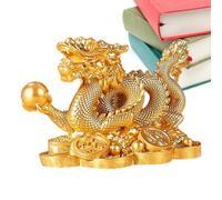 Scultura del drago con segno zodiacale, scultura del drago per decorare la casa per migliorare l'atmosfera, benedizione e felicità, decorazione per la casa dei vostri cari, parenti,
