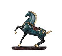 Scultura Desktop Ornament Ideale per Decorazioni Statue sdraiate Moderne War Horse Staue Decorazioni Ornamenti per Vino ospite Decorazione casa Studio Scrivania Creative Resin Animali Ornamento