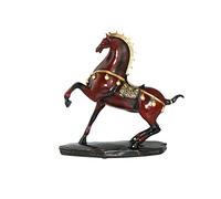 Scultura Desktop Ornament Ideale per Decorazioni Statue sdraiate Moderne War Horse Staue Decorazioni Ornamenti per Vino ospite Decorazione casa Studio Scrivania Creative Resin Animali Ornamento