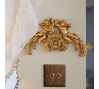 Scultura di Angelo per Parete, Elemento Decorativo Da Appendere, Creazione in