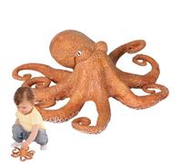 Scultura di calamari - statuette oceaniche, statuette realistiche polpi, decorazioni di interior design | Statua di lumaca di mare, scultura decorativa in resina, modelli marini realistici statuetta