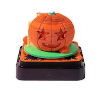 Scultura di carta strappata 3D,Blocco note strappabile della casa di zucca di Halloween,Halloween Des 2026 Casa 3D zucca pezzo calendario tempo