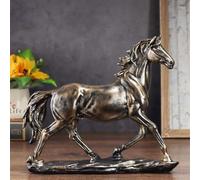 Scultura di Cavallo, Statua di Resina di Cavallo, Statua di Decorazione Cavallo, Scultura di Cavallo Artigianato Home Office Accessori per La Decorazione Regali di Nozze, Bronze