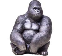 Scultura di Gorilla Ornamenti del Re della Giungla di Gorilla, Decorazioni per Stanza della Scrivania con Statue di Animali in Ferro Vintage