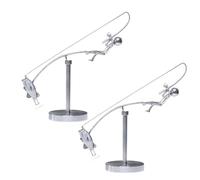 Scultura di pesca cinetica - Balance Art for Your Space, pescatore cinetico bilanciamento scrivania giocattolo pesca fisica scultura per casa ufficio Art Deco, giocattolo di fisica dell'equilibrio in