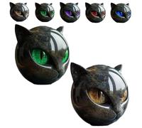 Scultura Di Pietra Del Gatto Nero, Scultura Nera Della Testa Del Gatto, Scultura in pietra di gatto nero di lusso, Carina Statua Del Gatto Che Guarisce Lo Stress Della Pietra, Per Casa, Ufficio