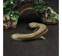 Scultura di salamandra in rame, decorazione per la casa, per scrivania, sala