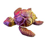Scultura di tartaruga - Turtle agitato in 3D Turtle Fidget Toy - Modello di animali con giunti mobili, ornamento desktop per uomini Domani ragazzi Display di tartaruga giovanile