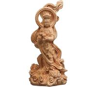 Scultura Fengshui Statua di Buddha in Legno Massello Cipresso Kwan Yin Statua Guanyin Dea della Misericordia Guan Yin Statua Quan