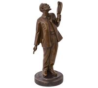 Scultura in bronzo Vincent van Gogh dopo Mendes da Costa copia replica