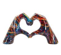 Scultura Lover Psyco 25x7,5x13,5 cm in Resina Multicolor