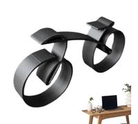 Scultura minimalista della bicicletta - Decorazione per bicicletta in stile telaio in filo acrilico - Decorazione creativa della parete della bicicletta, elegante arte della bicicletta per Natale
