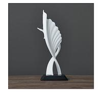 Scultura Moderna Astratta Decorativa, Statue Decorative Artigianali con Onde dell'Oceano per Il Soggiorno, per la Decorazione del Tavolo della Camera da Letto, sculture Piatte Decorative per l'uffici