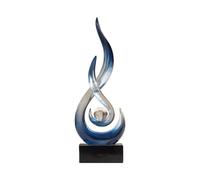 Scultura Moderna Astratta Decorativa, Statue Decorative Artigianali con Onde dell'Oceano per Il Soggiorno, per la Decorazione del Tavolo della Camera da Letto, sculture Piatte Decorative per l'uffici