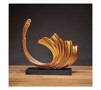 Scultura Moderna Astratta Decorativa, Statue Decorative Artigianali con Onde dell'Oceano per Il Soggiorno, per la Decorazione del Tavolo della Camera da Letto, sculture Piatte Decorative per l'uffici
