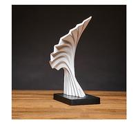 Scultura Moderna Astratta Decorativa, Statue Decorative Artigianali con Onde dell'Oceano per Il Soggiorno, per la Decorazione del Tavolo della Camera da Letto, sculture Piatte Decorative per l'uffici