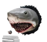 Scultura Murale Di Squalo - State Per Montare Le Pareti Di Squali, Arte Realistica Della Barriera Dello Squalo | Scarico Di Sculture Per Le Sculture Di Predator Piece Per Casa Display Tema Nauti