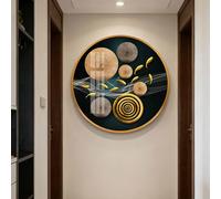 Scultura murale, dipinto decorativo, arte, pesci koi da appendere alla parete, decorazione murale, arte da appendere dietro il divano per soggiorno, ingresso e corridoio(D,60 * 60CM)