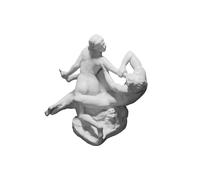 Scultura Satiro e Ermafrodito Replica Arte Romana Statua Classica Statuetta