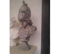 SCULTURA STATUA BUSTO MINERVA IN CEMENTO MARMO PIETRA