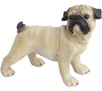Scultura Statua da giardino Haba, cane grasso divertente e carino, scultura in resina, statuette di cani da sabbia for esterni, decorazioni for patio, prato, cortile - Arancione(Grey)