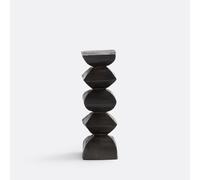 Scultura totem in legno di mango, H25 cm Ekoa Nero TU