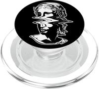 Scultura Trippy Blackwork PopSockets PopGrip per MagSafe