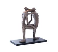 Sculture astratte di amanti delle coppie che si baciano e si...(Hugging)