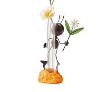 Sculture da giardino in metallo - Statue del prato di formiche metalliche, figurine per le decorazioni delle formiche per lenti da cortile Balcone Balcone camere per bambini Desktops Desktops
