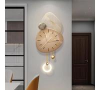 Sculture Da Parete 3D Con Luce LED, Dipinto Tradizionale Cinese Da Appendere Alla Parete, Interfaccia USB, Orologio Da Parete Decorativo 3D Per Soggiorno, Ingresso, Ufficio(B,50 * 107cm)