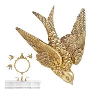 Sculture Da Parete A Forma Di Statua 3D Di Rondine In Volo In Resina