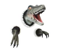 Sculture da parete con dinosauri 3D, decorazione per la casa, per finestre,